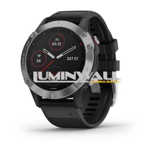 Smartwatch GARMIN Fenix 6 1.3" 64MB 47mm Prateado/Preto
